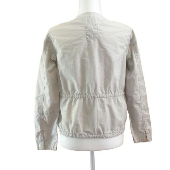 GAP Khaki Safari | Utility Lightweight Zip Closure Drawstring Waist Jacket S - Picture 2 of 7